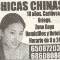 Everything Is In The Prostitution Ads - Chinese Girls In Madrid