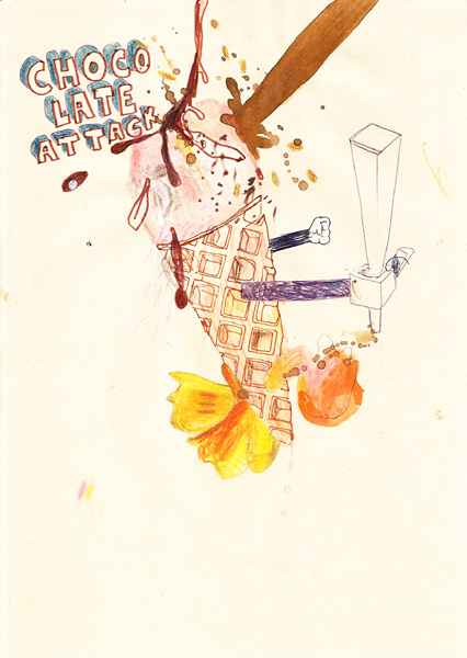 Riiko Sakkinen | A4 Drawings | Chocolate Attack