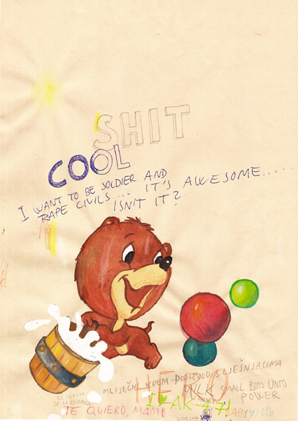 Riiko Sakkinen | A4 Drawings | Shit and Cool Croatian Small Boys Units Spread