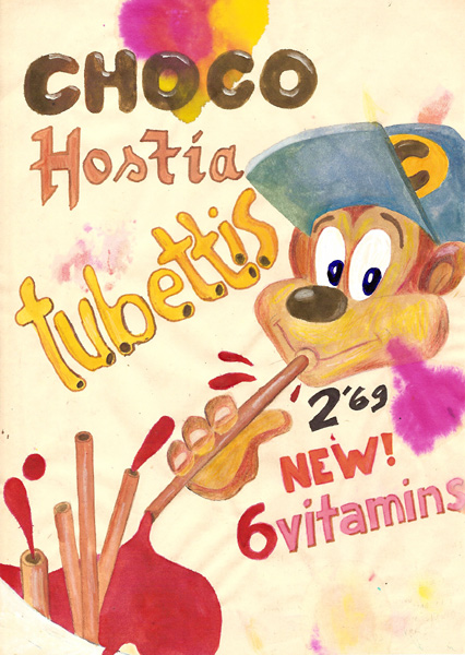 Riiko Sakkinen | A4 Drawings | Choco Hostia Tubettis