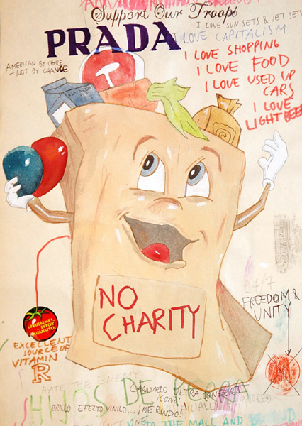 Riiko Sakkinen | A4 Drawings | No Charity H.E.Buddy