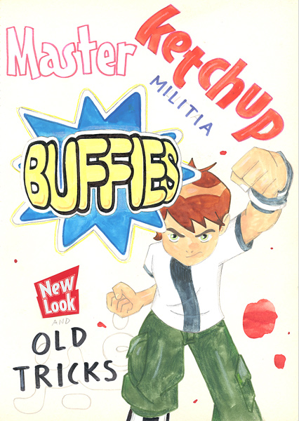 Riiko Sakkinen | A4 Drawings | Ketchup Militia