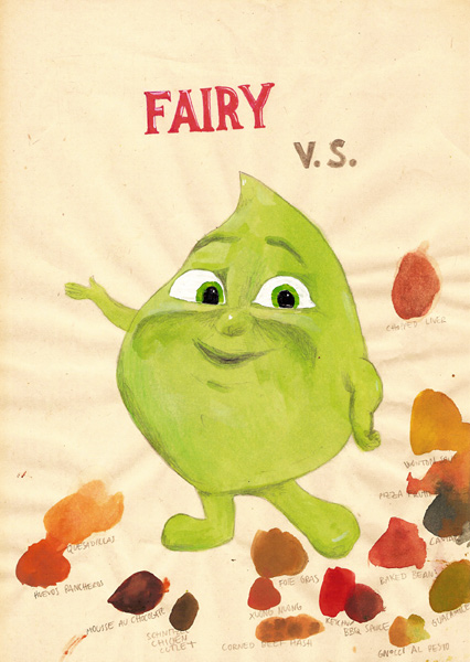 Riiko Sakkinen | A4 Drawings | Fairy Vs. Dirt