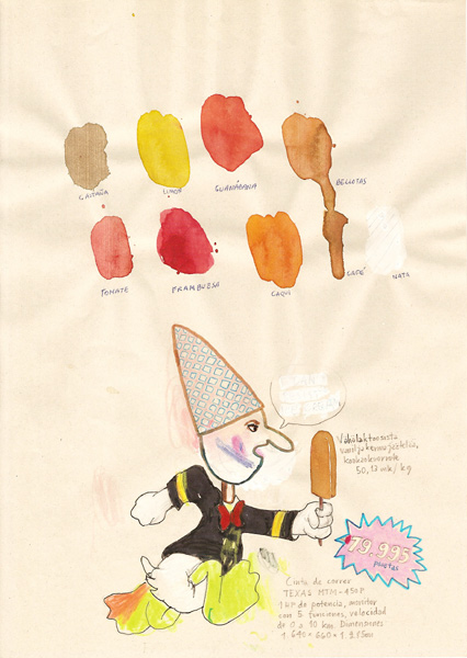 Riiko Sakkinen | A4 Drawings | I Cant Resist
 Ice Cream