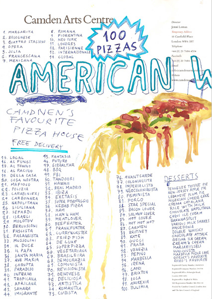 Riiko Sakkinen | A4 Drawings | 100 Pizzas