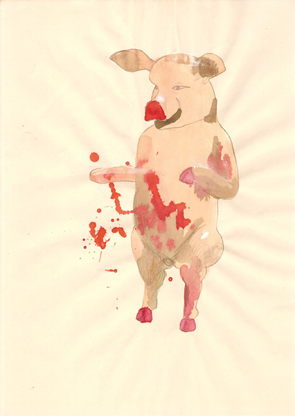 Riiko Sakkinen | A4 Drawings | Pig