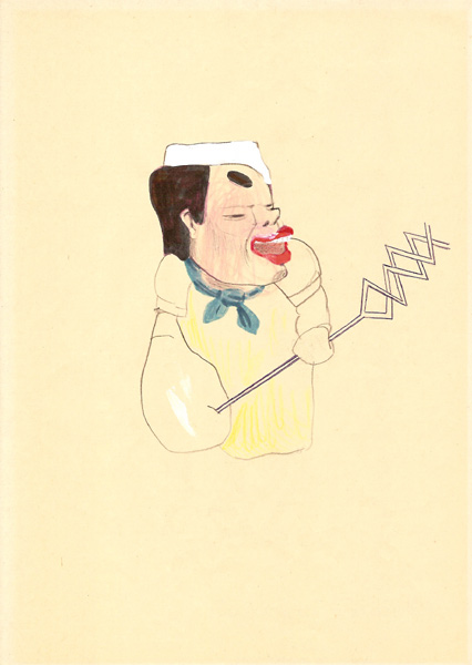 Riiko Sakkinen | A4 Drawings | Pizza Man