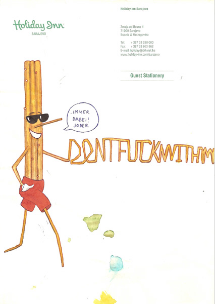 Riiko Sakkinen | A4 Drawings | Saltzstange
 (Don't Fuck with Me)