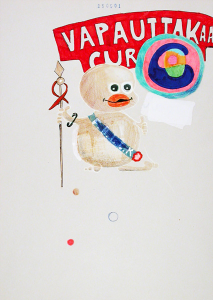 Riiko Sakkinen | A4 Drawings | Vapauttakaa Cur...