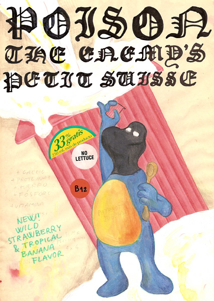 Riiko Sakkinen | A4 Drawings | Poison the Enemy's Petit Suisse