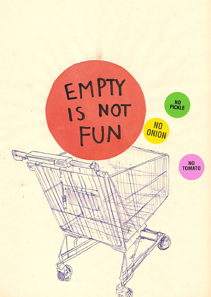 Riiko Sakkinen | A4 Drawings | Empty Is Not Fun