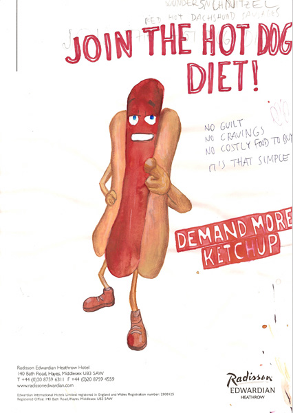 Riiko Sakkinen | A4 Drawings | Join the Hot Dog Diet