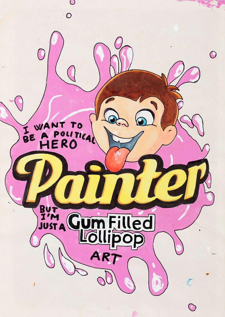 Riiko Sakkinen | A4 Drawings | Political Hero Painter