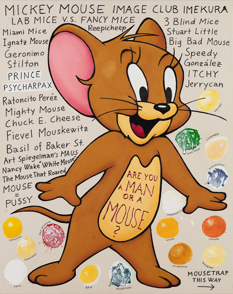 Riiko Sakkinen | Paintings | Are You a Man or a Mouse?