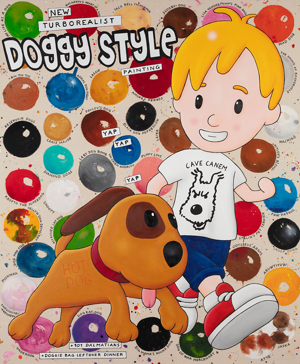 Riiko Sakkinen | Paintings | New Turborealist Doggy Style Painting