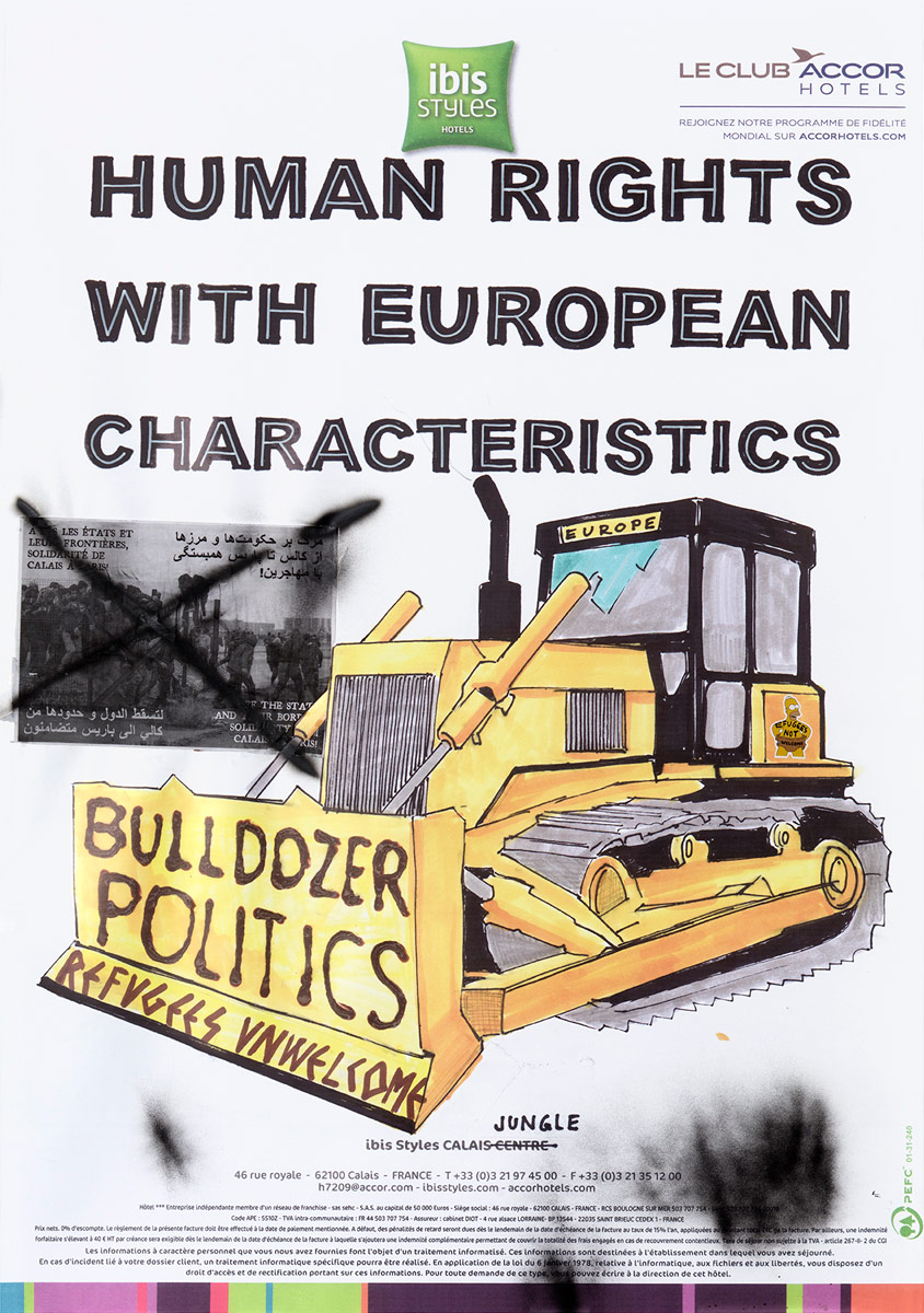 Riiko Sakkinen | Other Drawings | Human Rights with European Characters