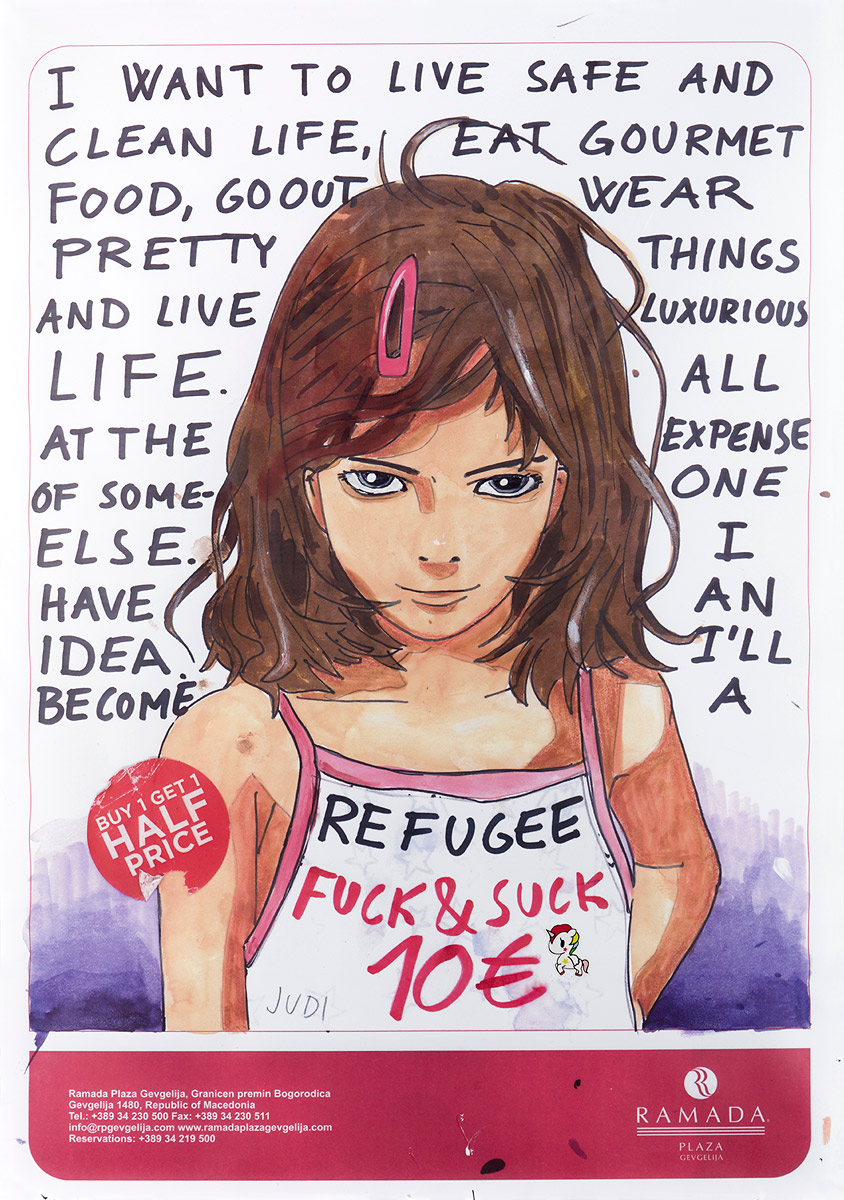 Riiko Sakkinen | Other Drawings | Luxurious Refugee Life