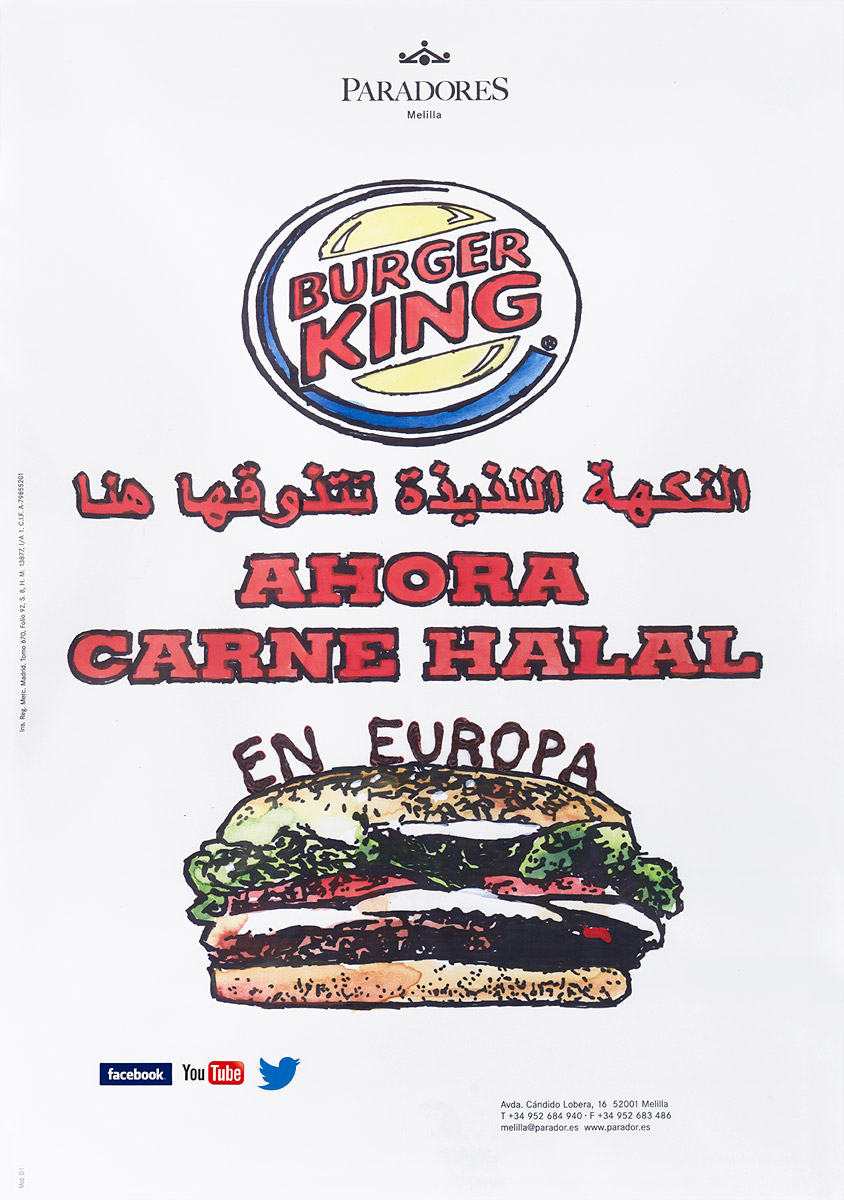 Riiko Sakkinen | Other Drawings | Halal Meat Border