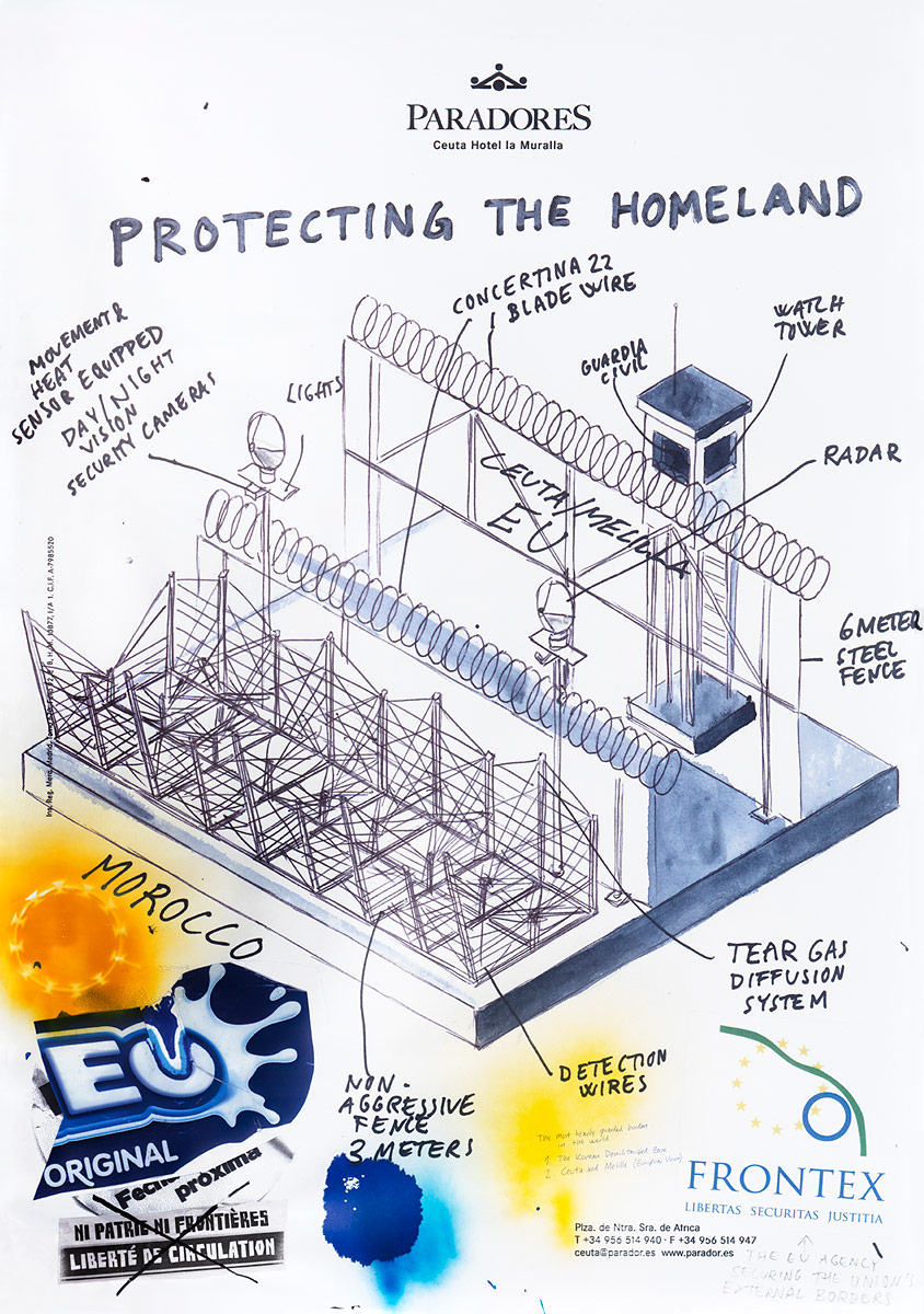 Riiko Sakkinen | Other Drawings | Protecting the Homeland