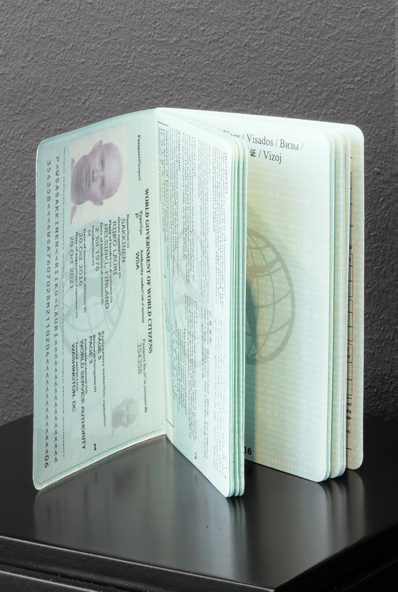 Riiko Sakkinen | Objects | Riiko Sakkinen's World Passport