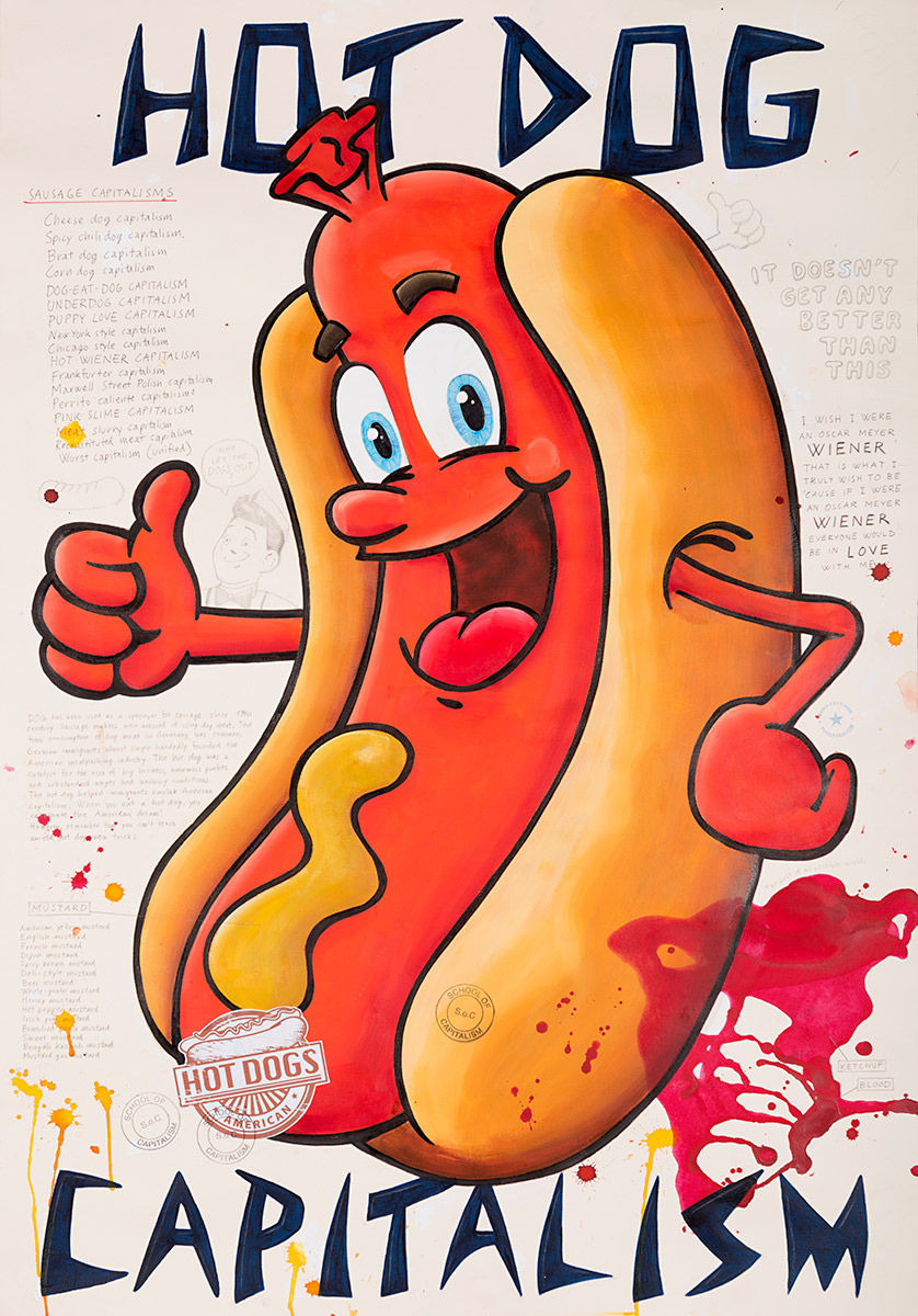 Riiko Sakkinen | Other Drawings | Hot Dog Capitalism