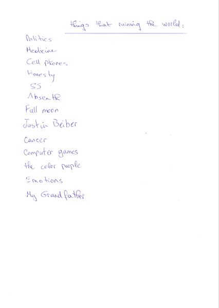 Riiko Sakkinen | Miscellaneous | The Aleppo Lists