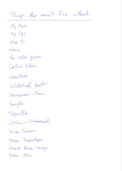 Riiko Sakkinen | Miscellaneous | The Aleppo Lists