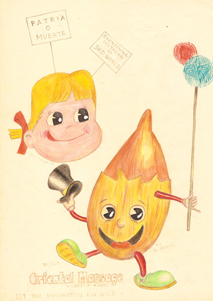 Riiko Sakkinen | A4 Drawings | Miss Palomita
 & Mr. Pelapipa