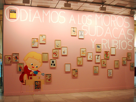 Riiko Sakkinen | Installation Views | Odiamos a los moros, sudacas y rubios