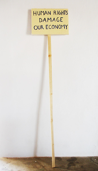 Riiko Sakkinen | Objects | Human Rights Damage Our Economy