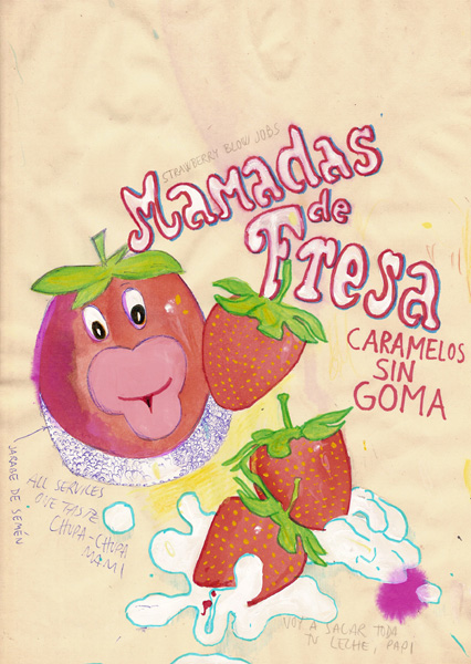 Riiko Sakkinen | A4 Drawings | Mamadas de Fresa