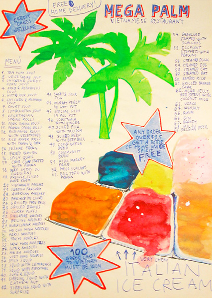 Riiko Sakkinen | A4 Drawings | Mega Palm