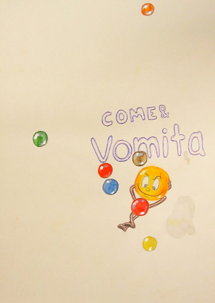 Riiko Sakkinen | A4 Drawings | Come & Vomita