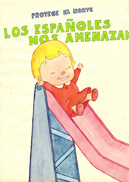 Riiko Sakkinen | A4 Drawings | Los espaoles
 nos amenazan