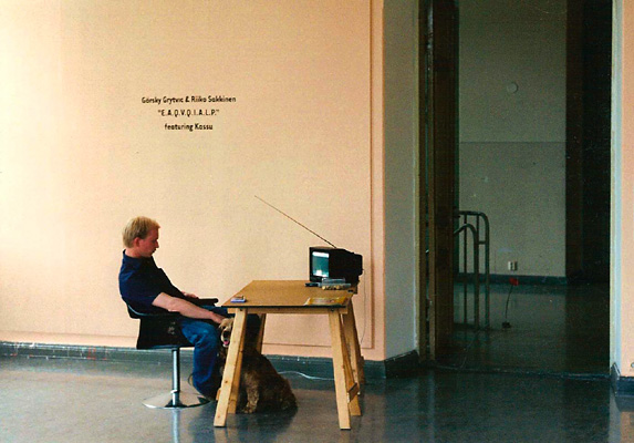 Riiko Sakkinen | Installation Views | Grksky Grytvic
 & Riiko Sakkinen
 E.A.Q.V.Q.I.A.L.P.
 Featuring Kassu