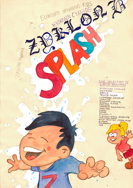 Riiko Sakkinen | A4 Drawings | Zyklon B Splash