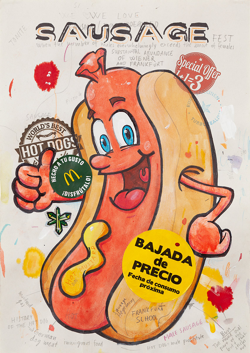 Riiko Sakkinen | A4 Drawings | Sausage Party