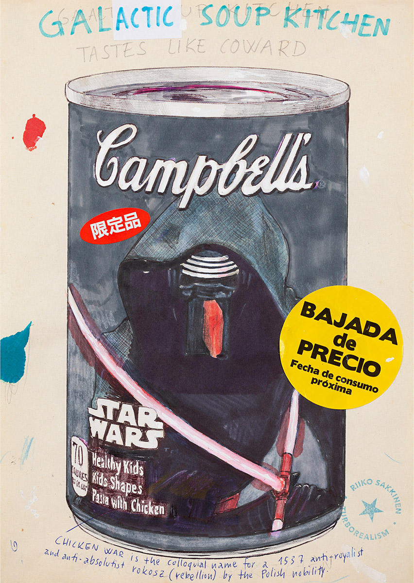 Riiko Sakkinen | A4 Drawings | Galactic Soup Kitchen