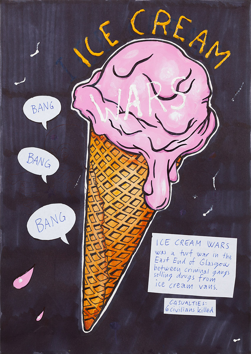 Riiko Sakkinen | A4 Drawings | Ice Cream Wars