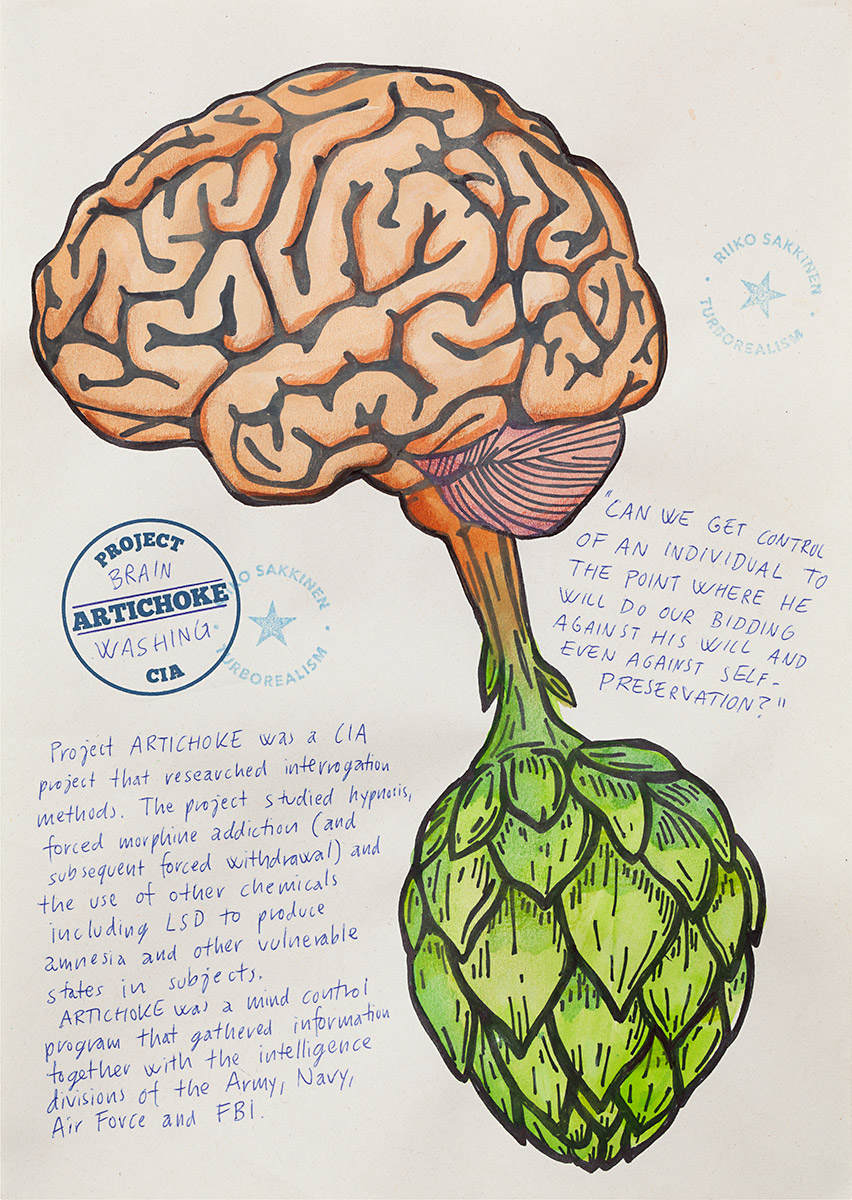 Riiko Sakkinen | A4 Drawings | Project Artichoke