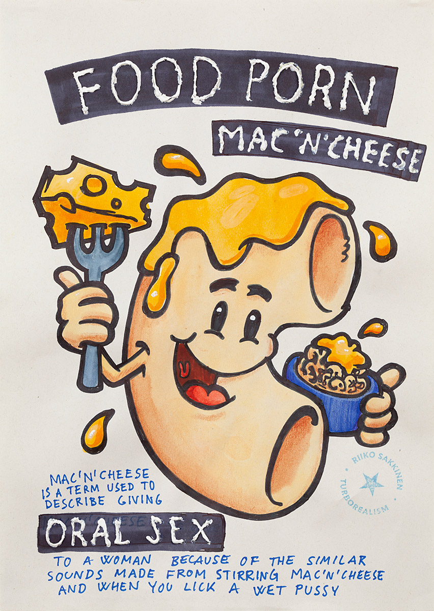 Riiko Sakkinen | A4 Drawings | Food Porn