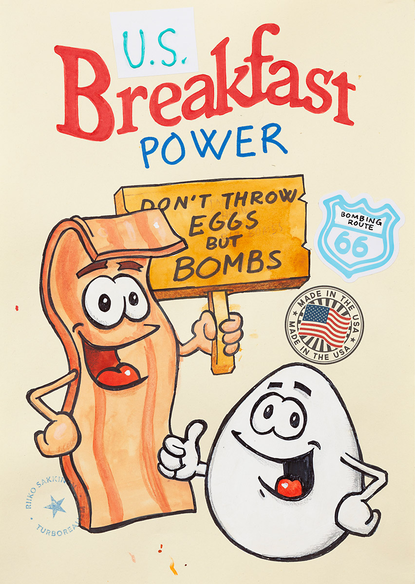 Riiko Sakkinen | A4 Drawings | U.S. Breakfast Power