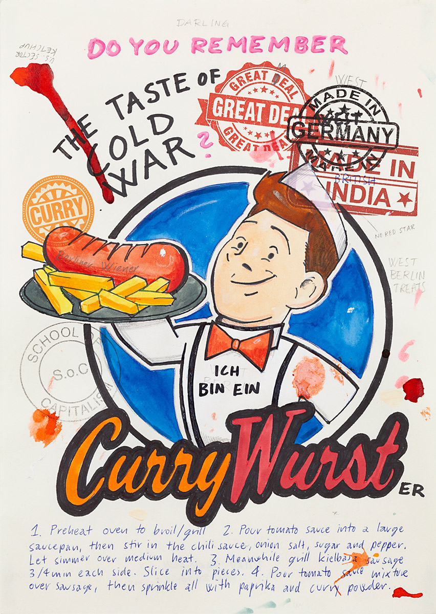 Riiko Sakkinen | A4 Drawings | Cold War Currywurst