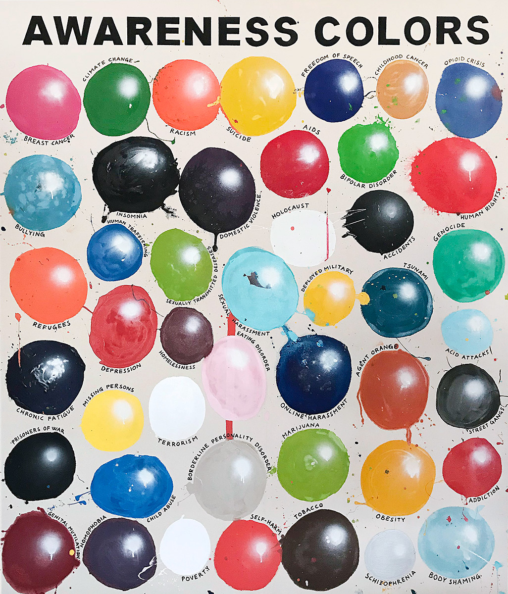 Riiko Sakkinen | Paintings | Awareness Colors