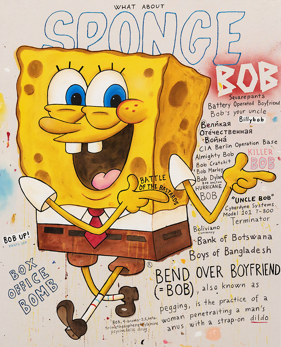 Riiko Sakkinen | Paintings | What about SpongeBob?