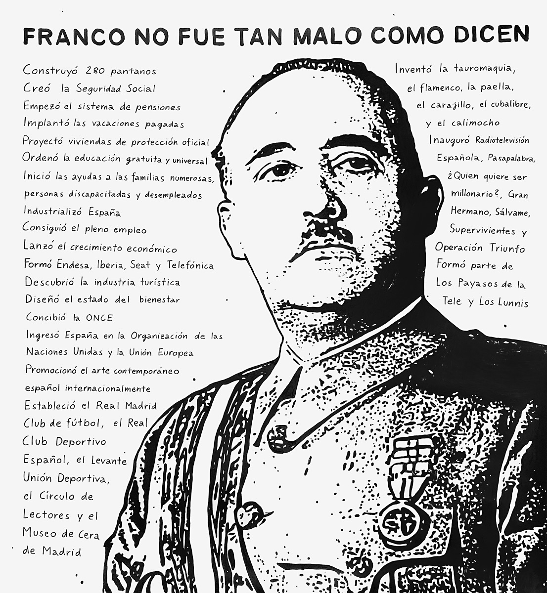 Riiko Sakkinen | Other Drawings | Franco Wasn't As Bad As They Say