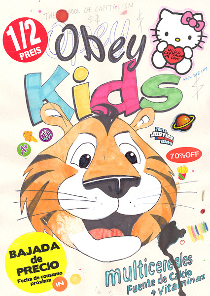 Riiko Sakkinen | A4 Drawings | Obey Kids