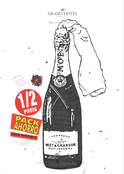 Riiko Sakkinen | A4 Drawings | Special Luxury Molotov Cocktail