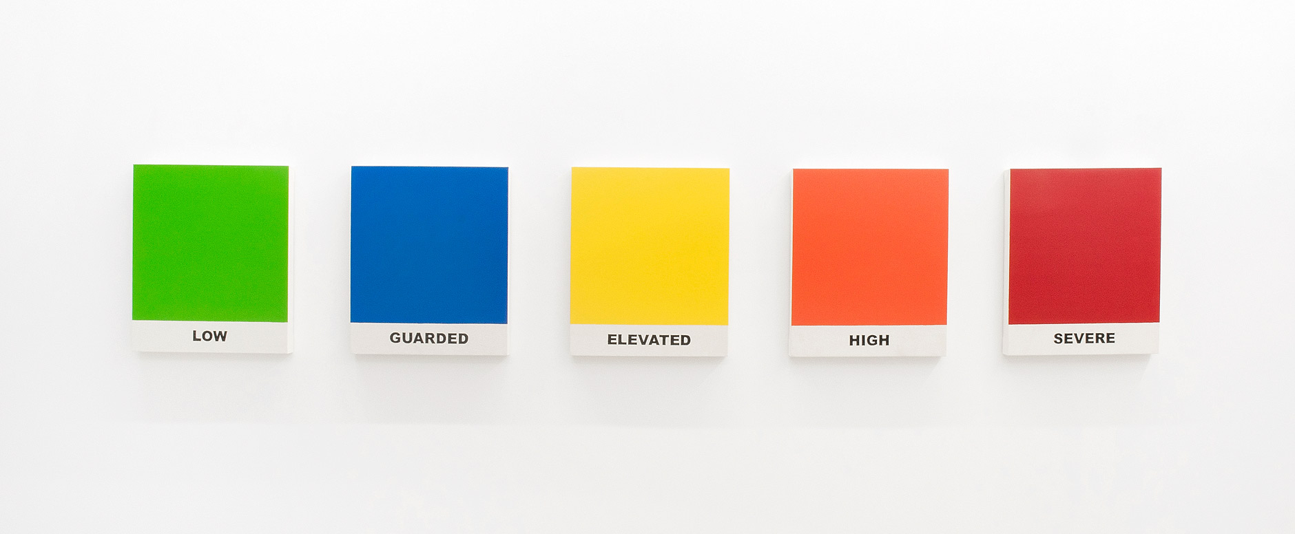 Riiko Sakkinen | Paintings | Homeland Security Advisory System