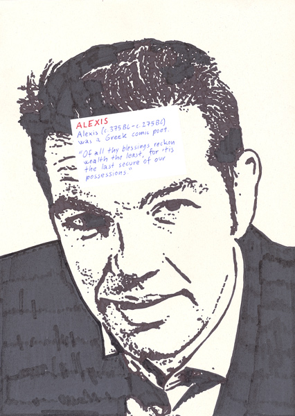 Riiko Sakkinen | A4 Drawings | Alexis